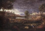 Strormy Landscape with Pyramus and Thisbe